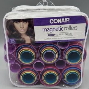 Conair Magnetic Rollers Body & Lasting Curls Set-75 pieces